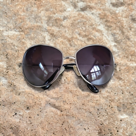 Vintage Italian Designer Metal Frame Classic Aviator Glasses - Picture 2 of 13